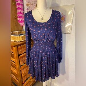 Floral Navy Dress